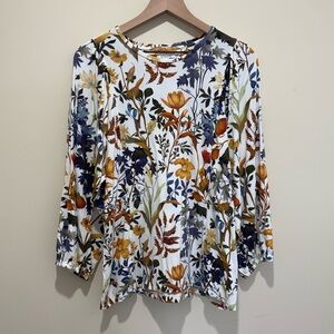 Chicos Women’s Top with Wildflower Print